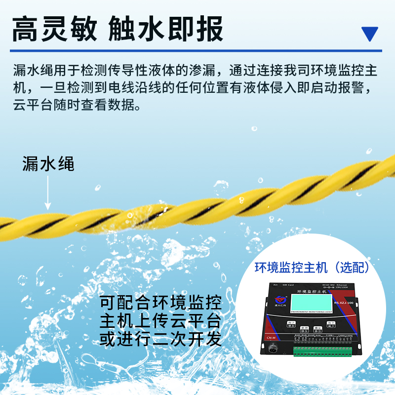 壁挂式水浸探测器( RS485型/开关量型可选)图3